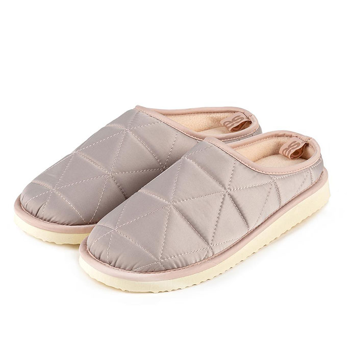 totes Ladies Quilted Slipper Pink Extra Image 3